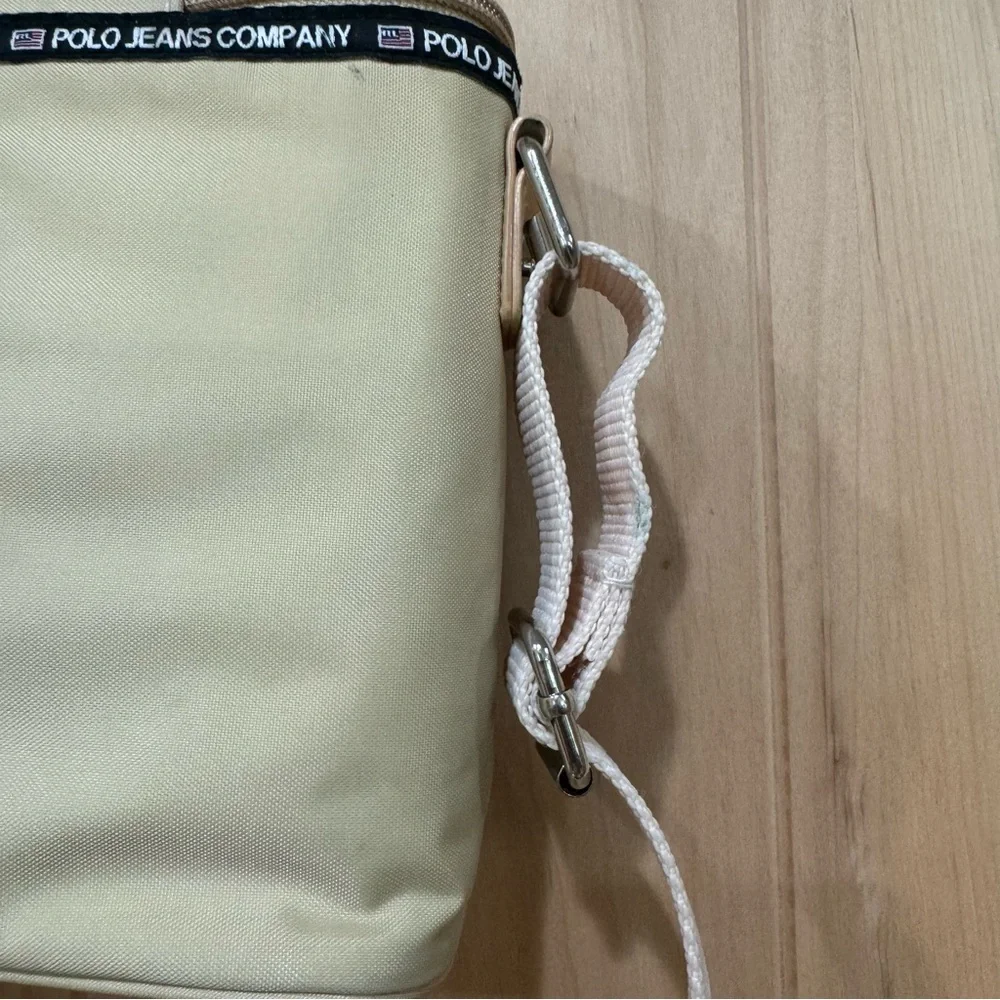 Ralph Lauren Polo Jeans Blue Label Crossbody Bag Small Shoulder bag Y2k Vintage - Picture 9 of 15